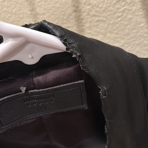 BlankNYC woman's small leather coat - Picture 6 of 16